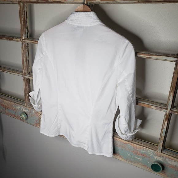 NEXX Petite Small white button up top tuxedo vibe - Picture 7 of 7
